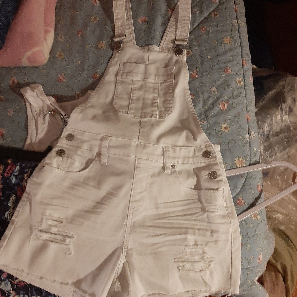 YMI white jumpsuit